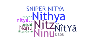 暱稱 - Nitya