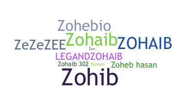 暱稱 - Zoheb