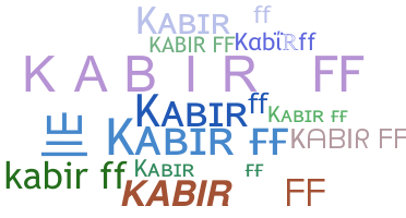 暱稱 - Kabirff