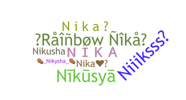 暱稱 - NIKA