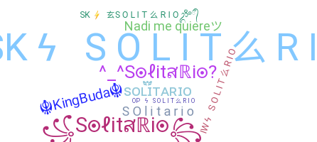 暱稱 - Solitario