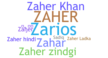 暱稱 - Zaher