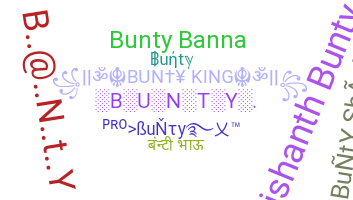 暱稱 - Bunty