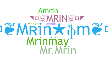 暱稱 - Mrin