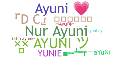 暱稱 - Ayuni