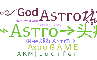 暱稱 - Astro