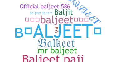 暱稱 - Baljeet
