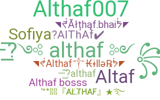 暱稱 - Althaf