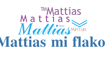 暱稱 - Mattias