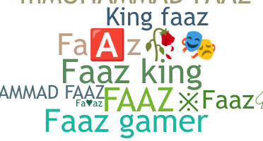 暱稱 - faaz