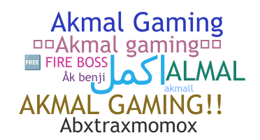 暱稱 - akmalgaming