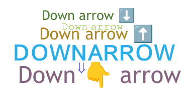 暱稱 - downarrow