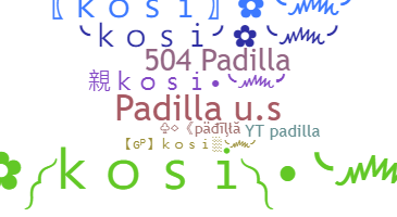 暱稱 - Padilla