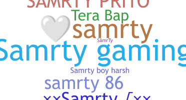 暱稱 - Samrty