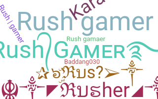 暱稱 - Rushgamer