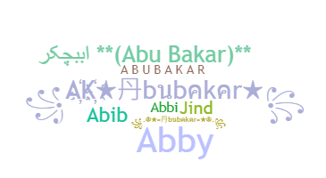 暱稱 - Abubakar