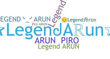 暱稱 - LegendArun