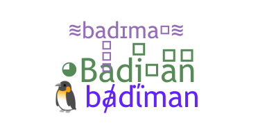 暱稱 - badiman