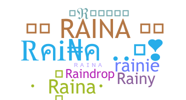 暱稱 - Raina