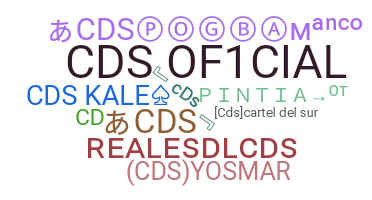 暱稱 - CDS