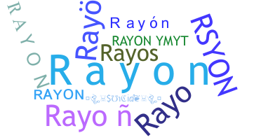 暱稱 - Rayon