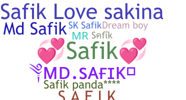 暱稱 - safik