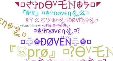 暱稱 - Doven