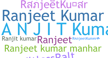 暱稱 - RanjeetKumar