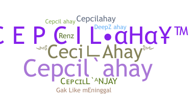 暱稱 - CepcilAhay