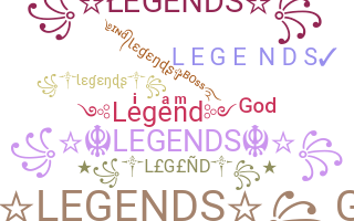 暱稱 - Legends