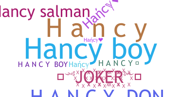 暱稱 - Hancy