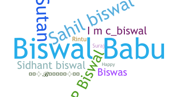 暱稱 - Biswal