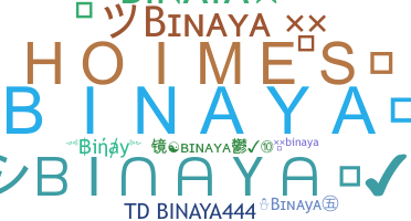 暱稱 - Binaya