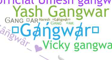 暱稱 - Gangwar