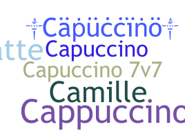 暱稱 - capuccino