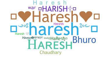 暱稱 - Haresh