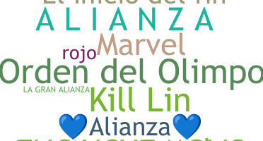 暱稱 - Alianza