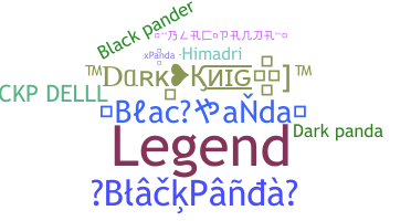 暱稱 - BlackPanda