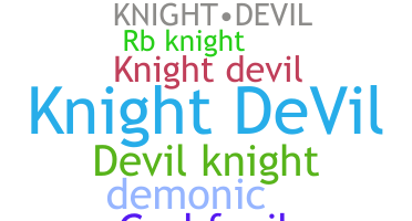 暱稱 - KnightDevil