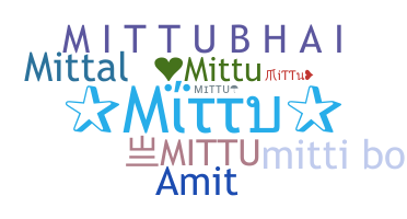 暱稱 - Mittu