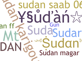 暱稱 - Sudan