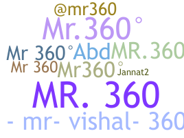 暱稱 - Mr360
