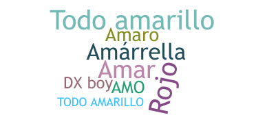 暱稱 - Amarillo