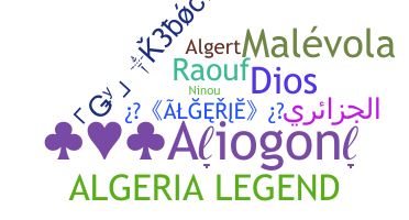 暱稱 - Algeria
