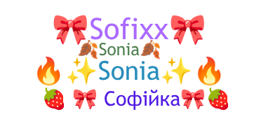 暱稱 - Софія