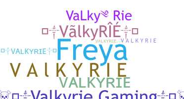 暱稱 - Valkyrie