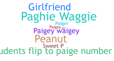 暱稱 - Paige
