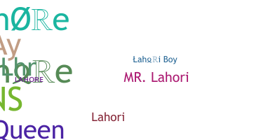 暱稱 - Lahore