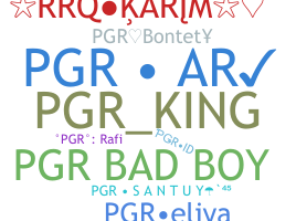 暱稱 - PGR