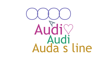 暱稱 - audi